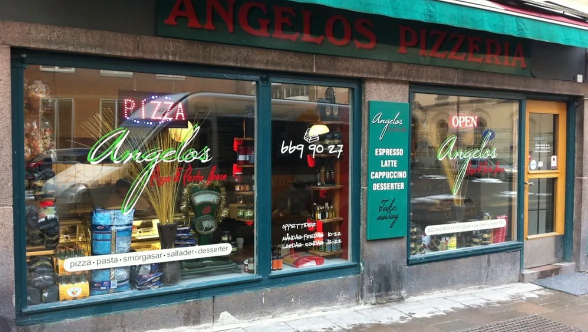 BookNoFees: Snack-bar – Angelos – Stockholm – Îngeri, fotografie 1