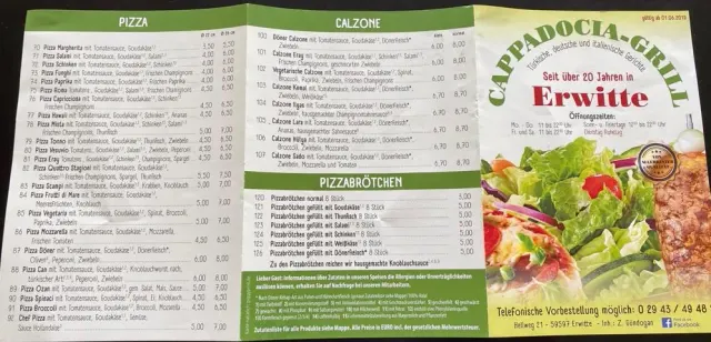 BookNoFees: Restaurant – Cappadocia Döner Grill Pizza – Erwitte – Pizza Cappadocia Döner Grill, fotografie 2