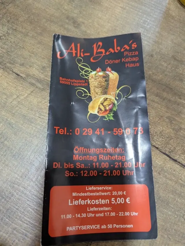 BookNoFees: Restaurant – Ali Baba Pizza Döner Kebab Haus – Lippstadt – Ali Baba Pizza și Döner Kebab Haus, fotografie 2