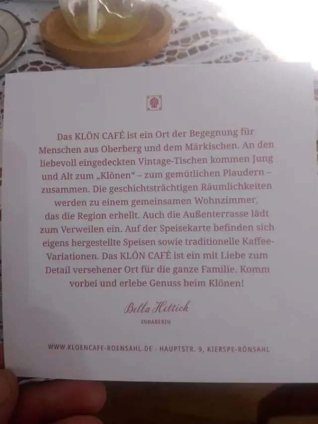 BookNoFees: Restaurant – Klön Café Rönsahl – Kierspe – Cafeneaua Klön Rönsahl, fotografie 2