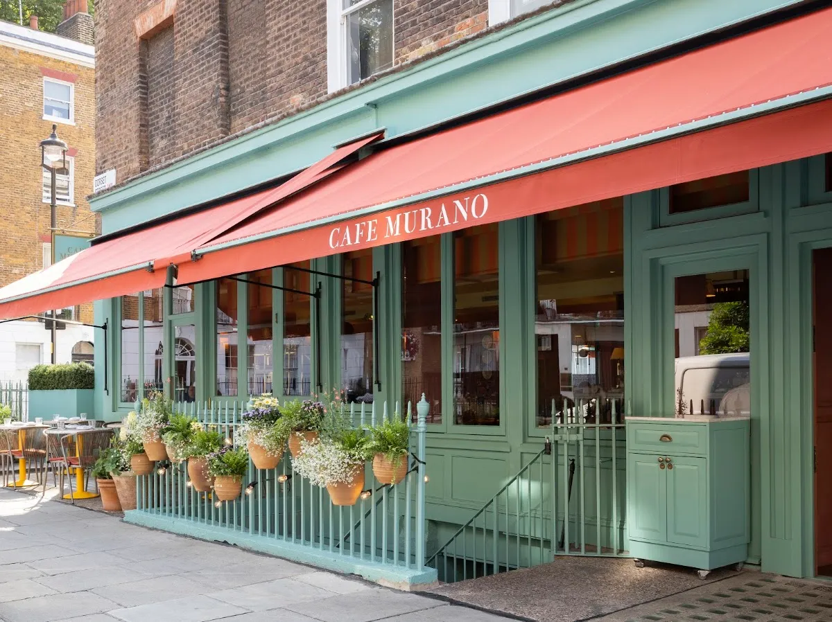 BookNoFees: Restaurant – Cafe Murano – London – Cafeneaua Murano, fotografie 1