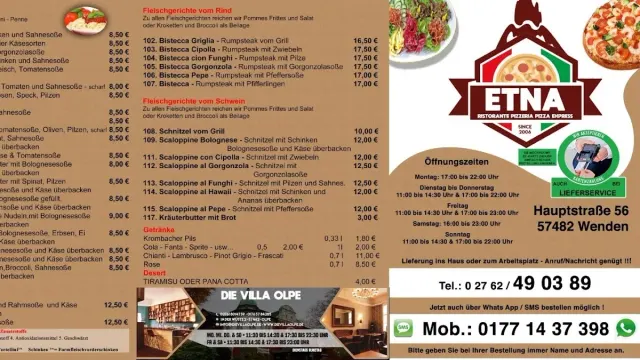 BookNoFees: Restaurant – Etna Pizzeria – Wenden – Pizzeria Etna, fotografie 2