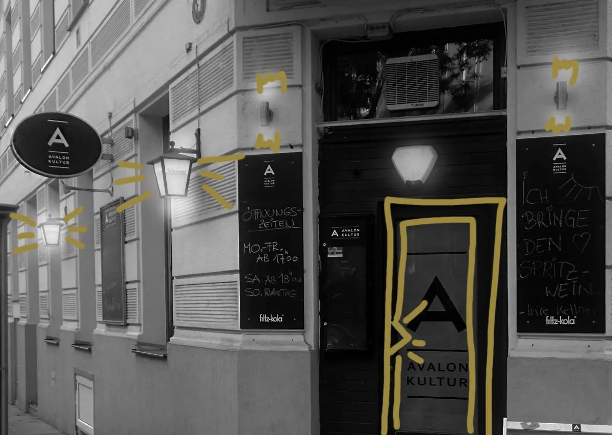 BookNoFees: Restaurant – avalon.kultur – Vienna – avalon.cultură, fotografie 1