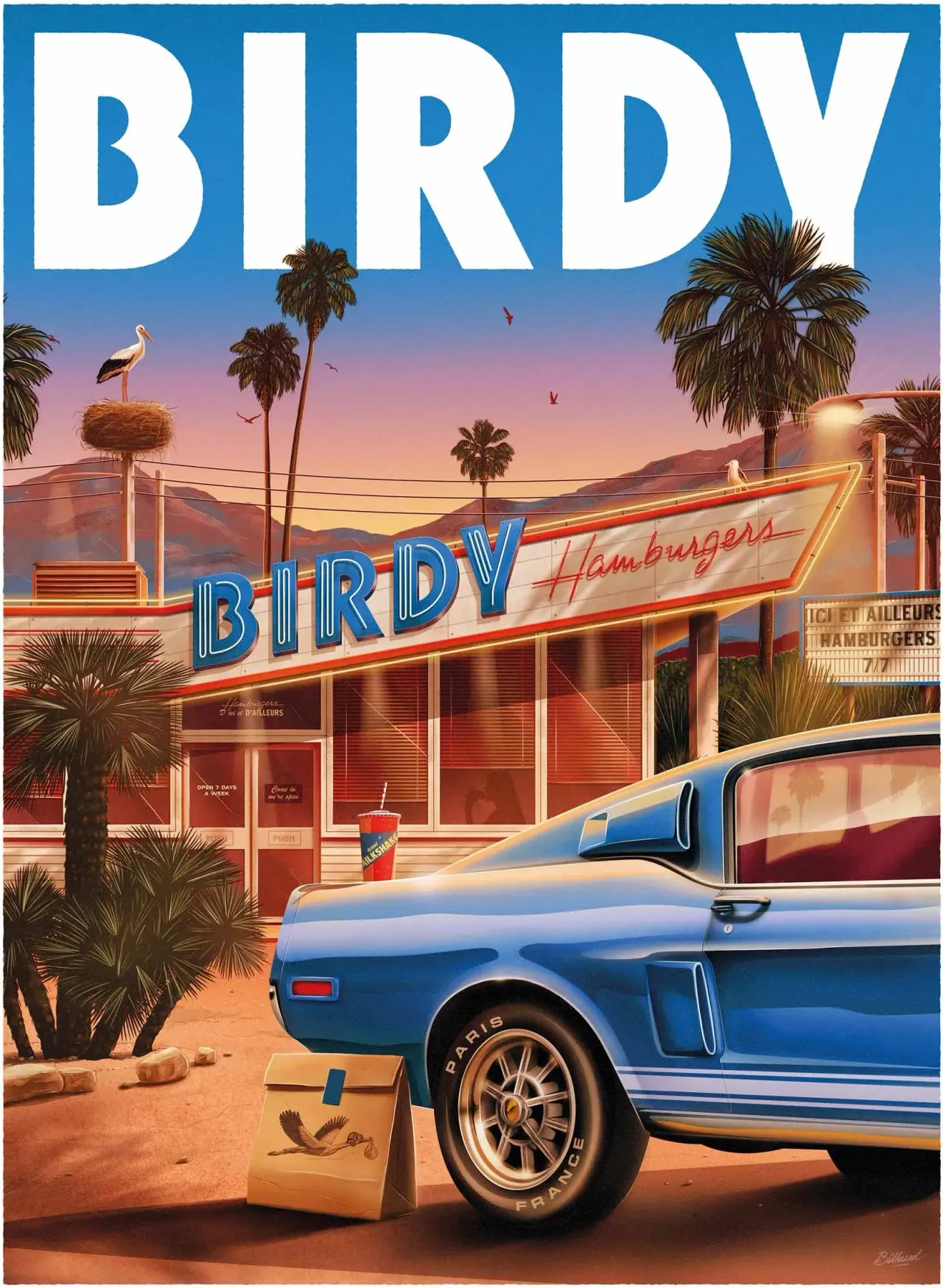 BookNoFees: Snack-bar – Birdy – Paris – Birdy, fotografie 1