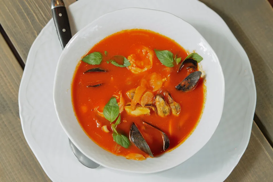 BookNoFees: Fotografie ilustrativă: Supă de fructe de mare